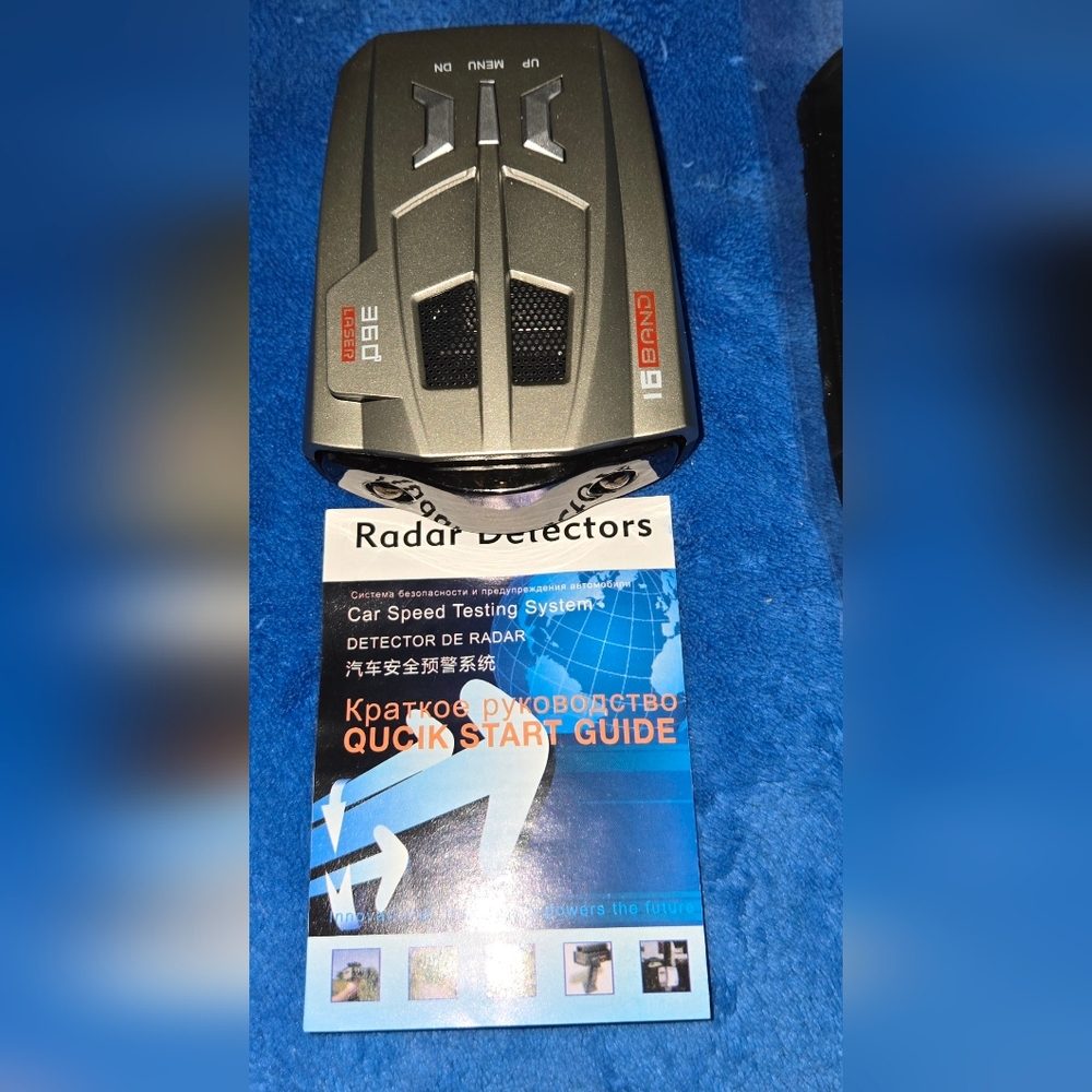 Radar detector, speed alert. Night vision